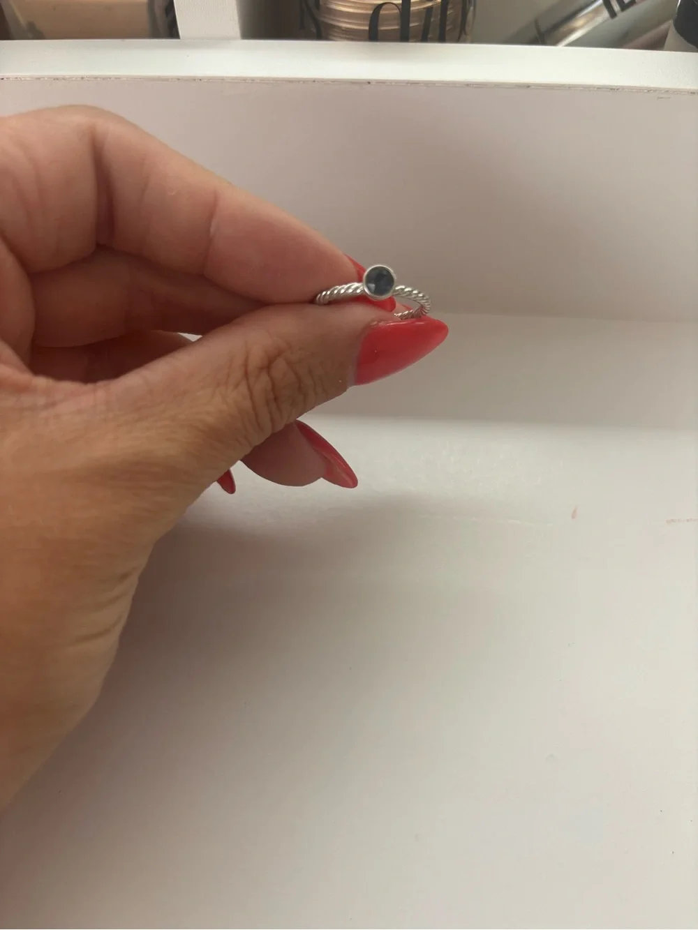 December birthstone ring